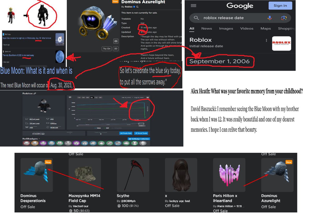 crazy ass moments in roblox history on X: On June 20, 2023, the group sub  to the fare uploaded a black and pink retexture of the unused Redcliff  Dominus from 2014. The