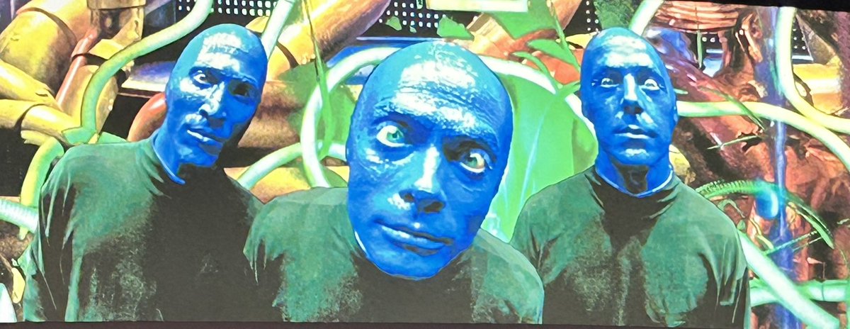 When you find yourself in #vegas and only have time for one show you have to see the .<a href="/bluemangroup/">Blue Man Group</a> Excellent show! #bluemangroup