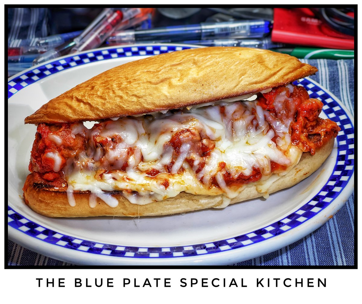 blueplatecookin's tweet image. Meatball sub. #meatballsub #blueplatespecialkitchenlunch #blueplatekitchen #blueplatespecialkitchen