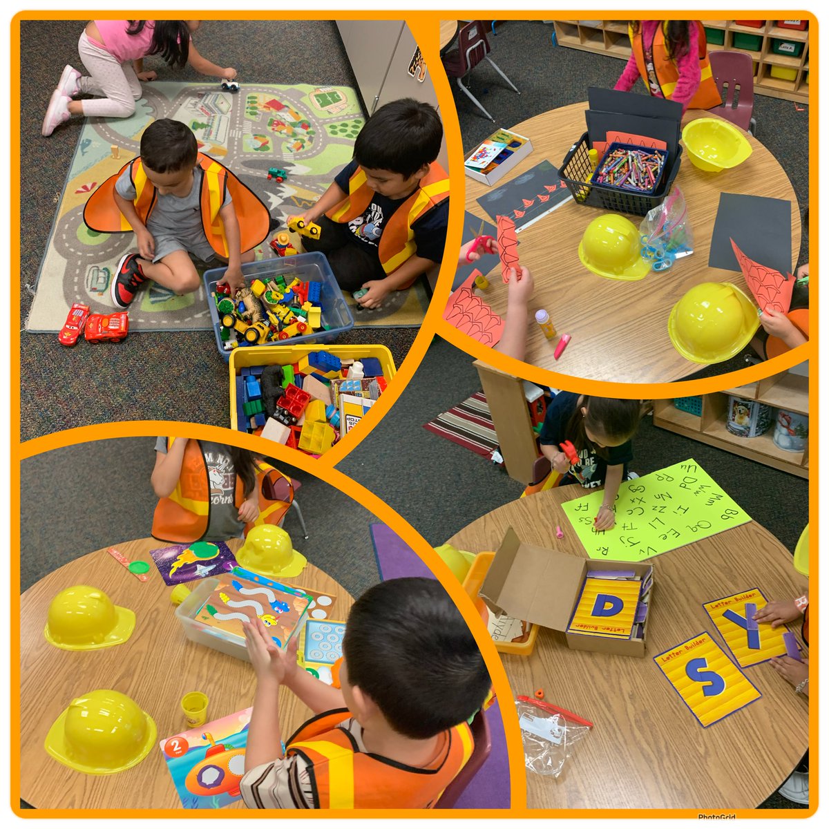 We ended our student names unit with a Construction Day combining SS, ELAR &amp; Math the <a href="/MoralesElem/">Felix Morales Elementary</a> Kinder students got to experience a day full of hands on engaging activities. They even got to meet a real construction worker. <a href="/pisdesela/">PISD Elementary Language Arts & Reading</a> <a href="/PISDMathematics/">PISDMathematics</a>  @pisdsocialstudies