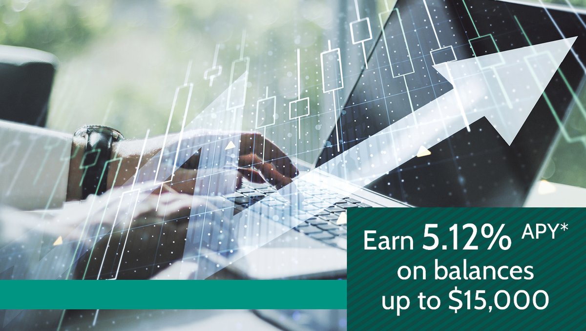 GardenSavings's tweet image. True or False: You can earn attractive dividends on your #CheckingAccount. The answer? TRUE! Open a #PlatinumCheckingAccount with Garden Savings and earn 5.12% APY on balances up to $15,000! lkcs.co/2IHG84g