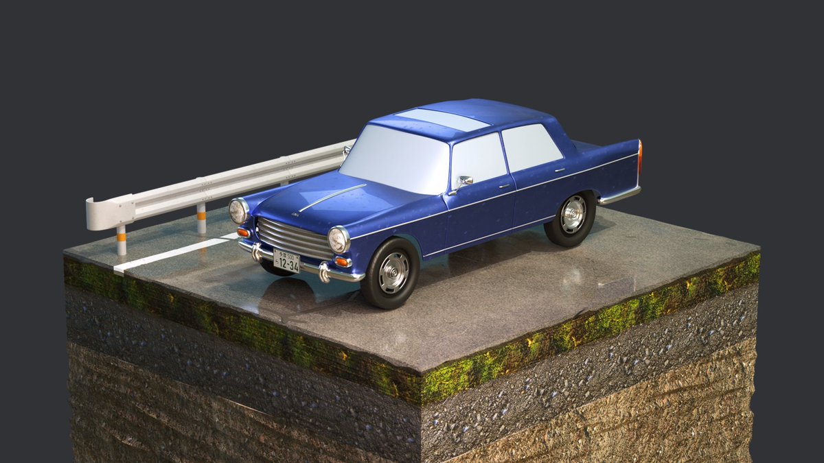 MarvinLeeeeeeee's tweet image. 車のモデリング上手くなりそう、自信つきそうな感じがしたので、もう一回挑戦。前よりうまくは出来たかな。
細部やってからの大枠のモデリングは難しいので、窓や突起部分からモデリングするのが良いかも。ソリッド化ようやく上手く使えた。
#blender
#blender初心者
#r3d