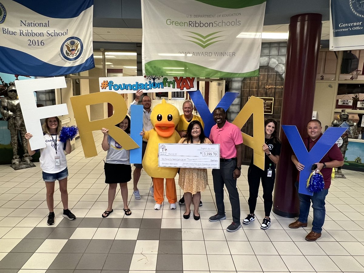 Congratulations to Mrs. Phillips, our STEAM teacher, for being awarded a Forsyth County Ed Foundation Grant for a class set of drones to incorporate into the aeronautics unit. Thank you to the Ed Foundation for their generosity! 🐥 #FCSDuck #foundationFriYAY <a href="/fcsedfoundation/">FC Education Foundation</a>