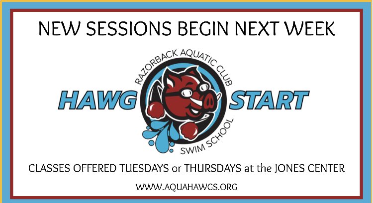 There are a few spots remaining register today to reserve your spot. Visit the HawgStart Registration tab AquaHawgs.org