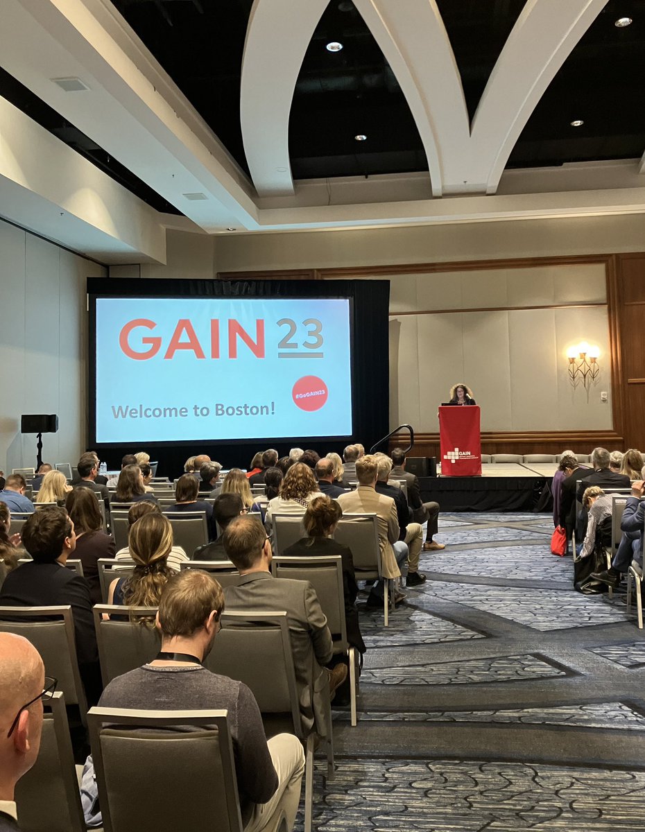 Now it really begins - GAIN Begrüßung durch Anna Oberle-Brill. und Dr. <a href="/JBrandenburgFDP/">Jens Brandenburg</a> . #GoGAIN2023 <a href="/DFGNorthAmerica/">DFG North America</a> <a href="/DAADnewyork/">DAAD USA</a> <a href="/GAINnetwork/">GAIN</a> <a href="/AvHStiftung/">Humboldt-Stiftung</a>