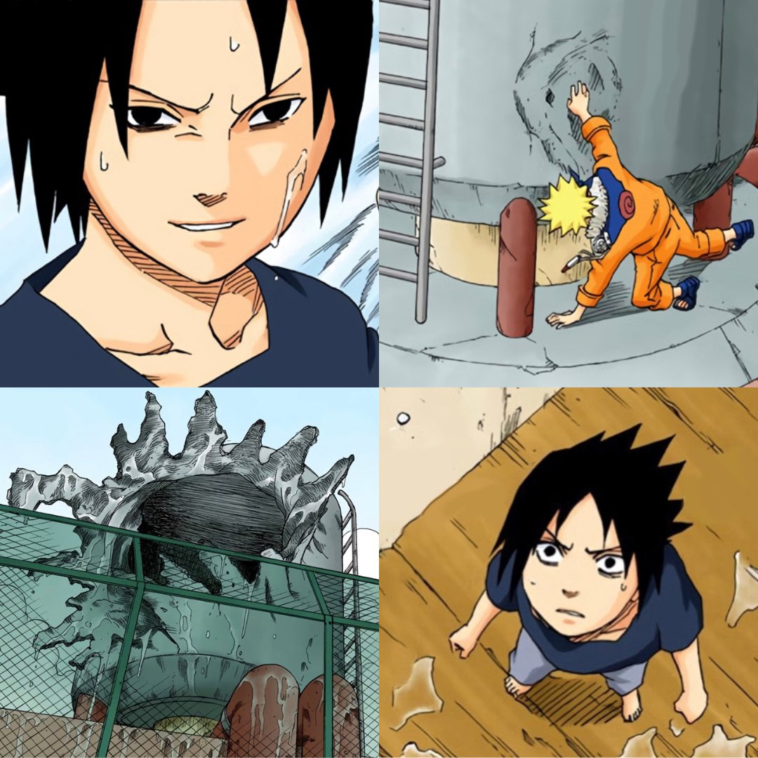 kishimotomasshi's tweet photo. The moment Sasuke realized the show is called “Naruto” https://t.co/uMAr4LIZKt