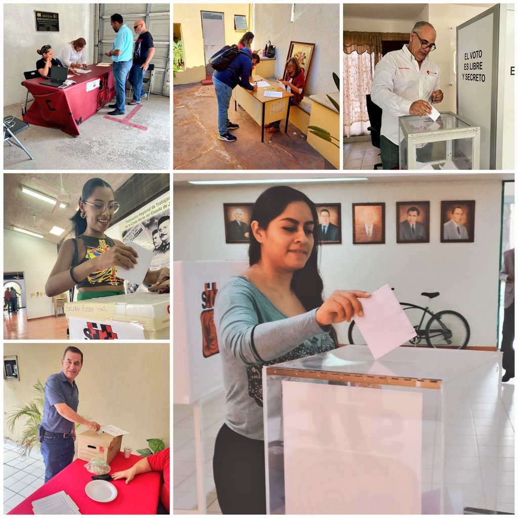 Vivamos la fiesta democrática, en todo el país se lleva a cabo la jornada electoral, la decisión está en la base trabajadora, fundamenta bien tu voto.

#VotoPersonal #VotoSecreto #STIRTT #DemocraciaSindical #VotoDirecto #VotoLibre