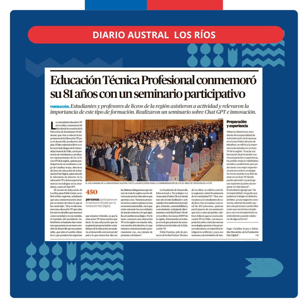 Seremi de Educación Región de Los Ríos tweet media