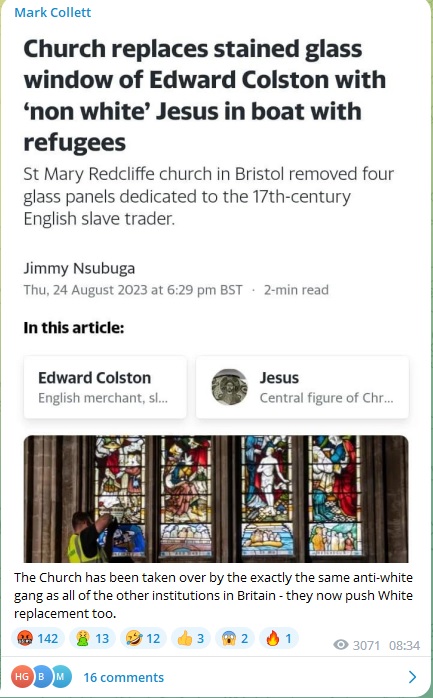 DrMarianaClaire's tweet photo. #MArkCollett aka #PatrioticAlternative, I'd hate to burst your bubble but Jesus wasn't white. https://t.co/DooTqOE9Sf