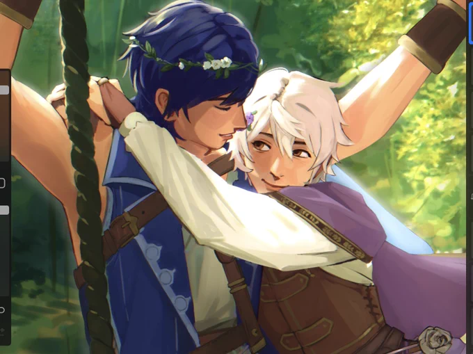 "Yeah I love fe awakening!"  < only draws the same dude and his boy toy one trillion million kajillion times