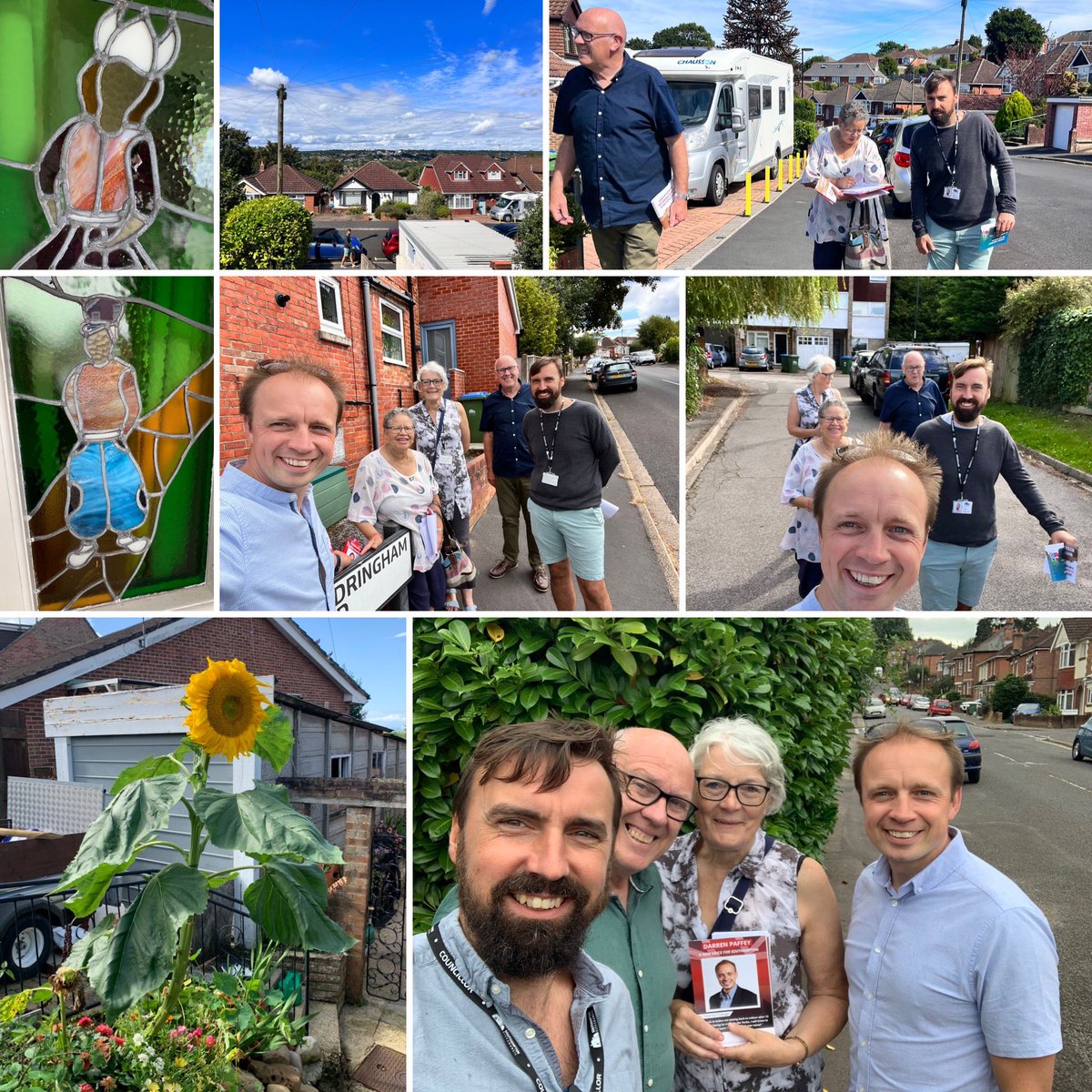 Short family holiday, and back into action! 🗻🧗‍♀️ Scaling the heights of Sandringham Road, and the undulating hill(s) of Dimond Road and talking to residents with @sotonitchenlab @darrenpaffey and @AmandaJBaAn - [and picking up lots casework as we go 💼]