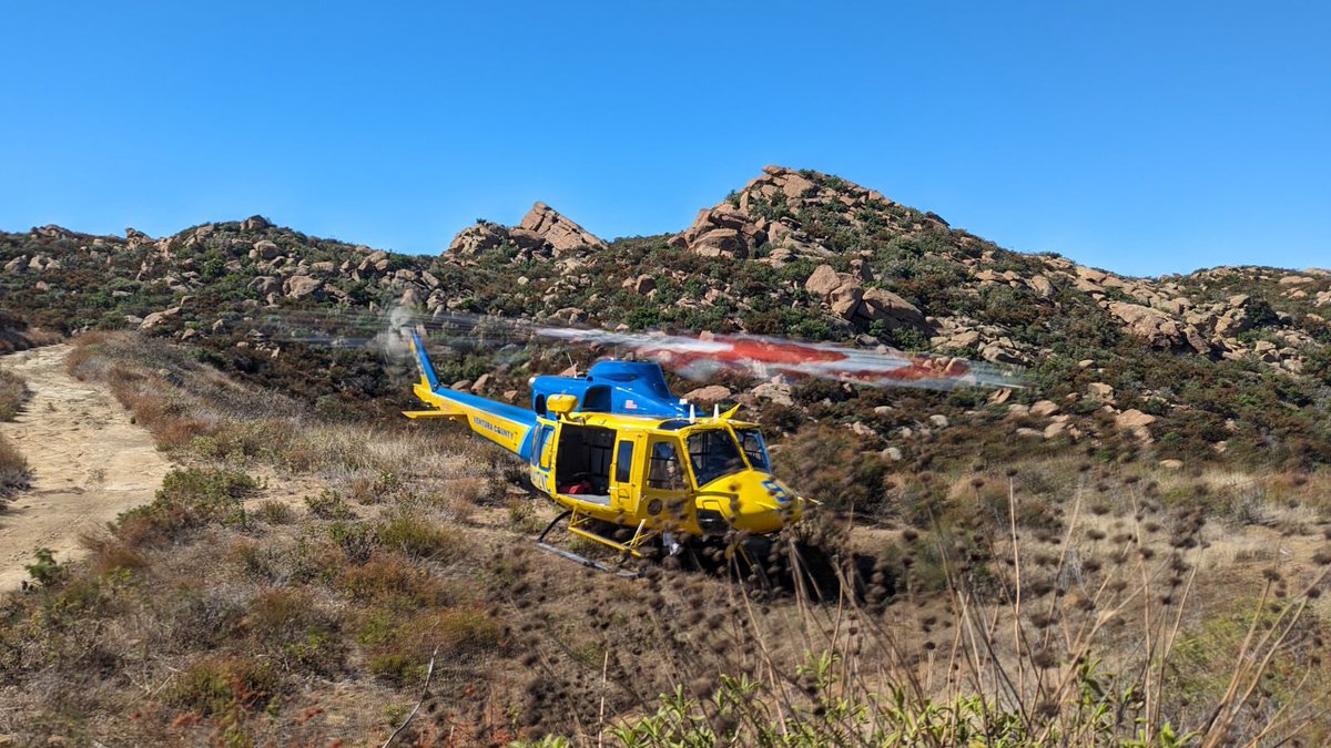 Rocky Peak rescue this morning in Cpt 9. <a href="/VENTURASHERIFF/">Ventura County Sheriff</a> <a href="/VCFD/">Ventura County Fire</a>