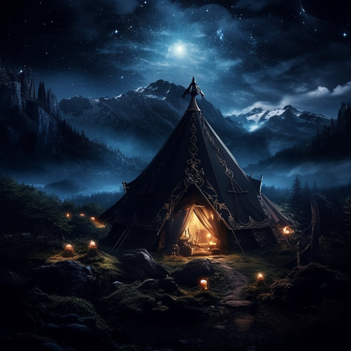 Sea Magic (@sea_magic) on Twitter photo <a href="/StarbeamOne/">starbeam.one</a> ▪️Starry Night Retreat▪️
I can't choose; let both be😜
#ai #art #aiart #artchallenge #camping #camp #tent #night #landscape #mountains <a href="/StarbeamOne/">starbeam.one</a> ▪️Starry Night Retreat▪️
I can't choose; let both be😜
#ai #art #aiart #artchallenge #camping #camp #tent #night #landscape #mountains