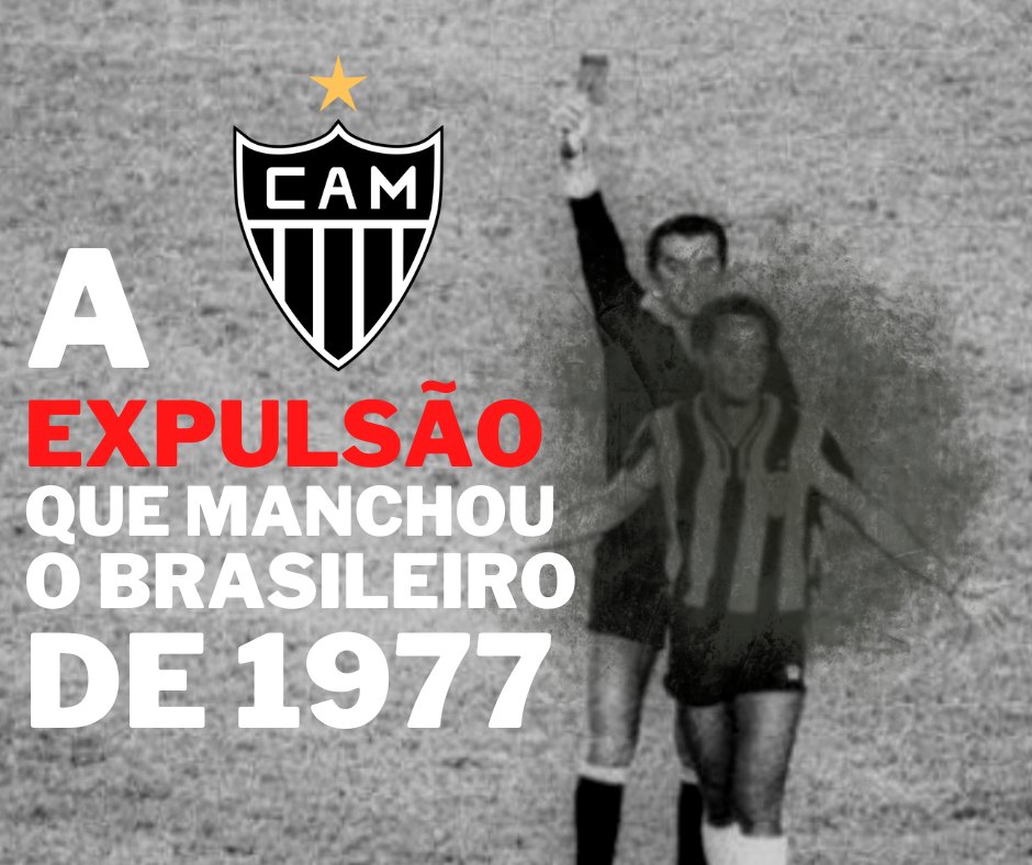 joaobaratieri's tweet photo. "ain não pode comemorar esse tri"

Meu irmão, era pro Galo ser no mínimo penta campeão brasileiro. Em 77 tínhamos o melhor time disparado, invicto, liderando com folga, mas mudaram o formato da competição, e tiraram o melhor jogador do país da final (Reinaldo) de forma injusta.
+ https://t.co/dHX9IoASw6