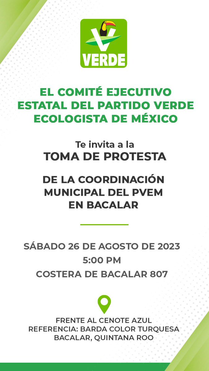 En Quintana Roo seguimos fortaleciendo nuestro partido <a href="/quintanaroopvem/">Partido Verde en Quintana Roo</a> súmate y acompáñanos