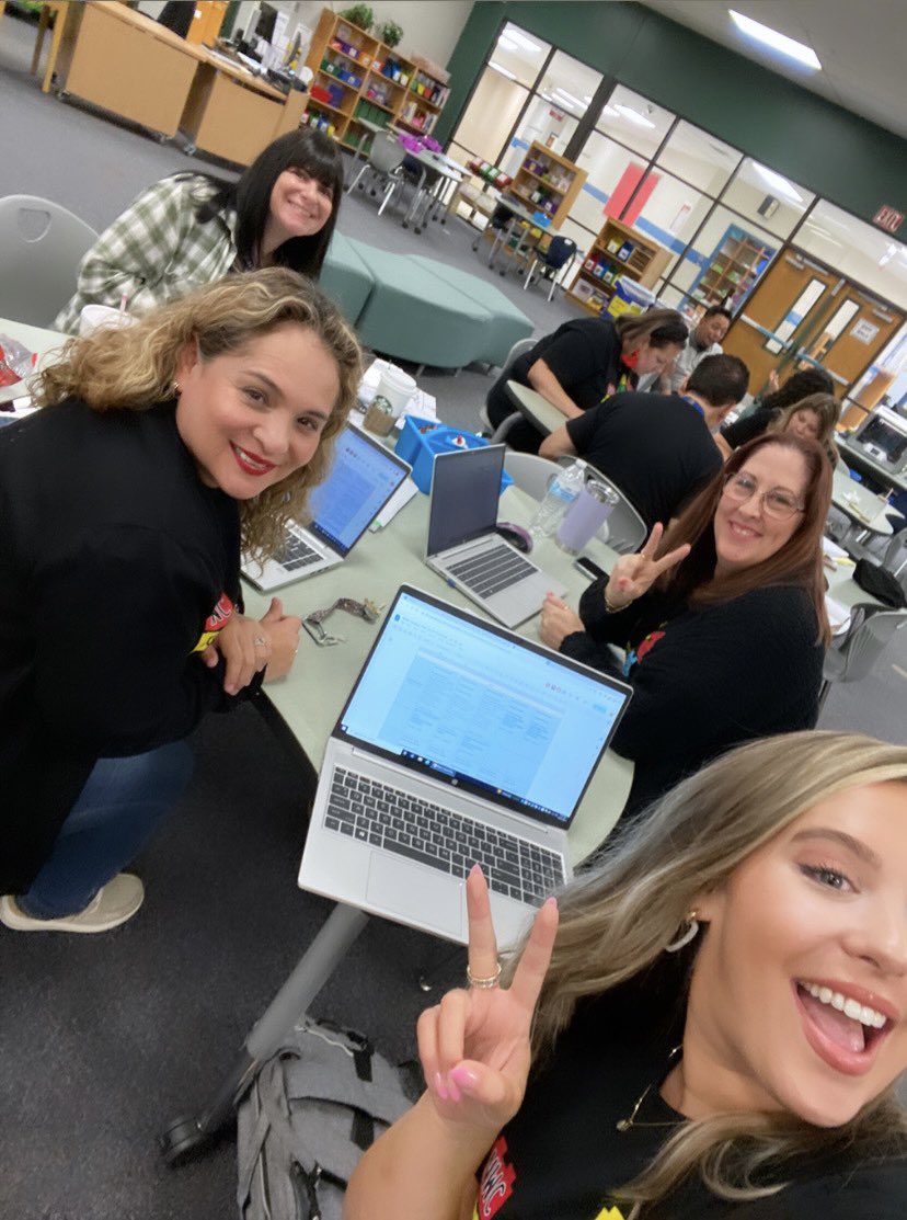 MissV_nisd's tweet image. 1st week of school ready! Our @NISD_NWC teachers showing grit in their PLCs! Everyone is excited to welcome students on Monday❤️🖤
Loving being a part of the #specialistsquad #mathleader