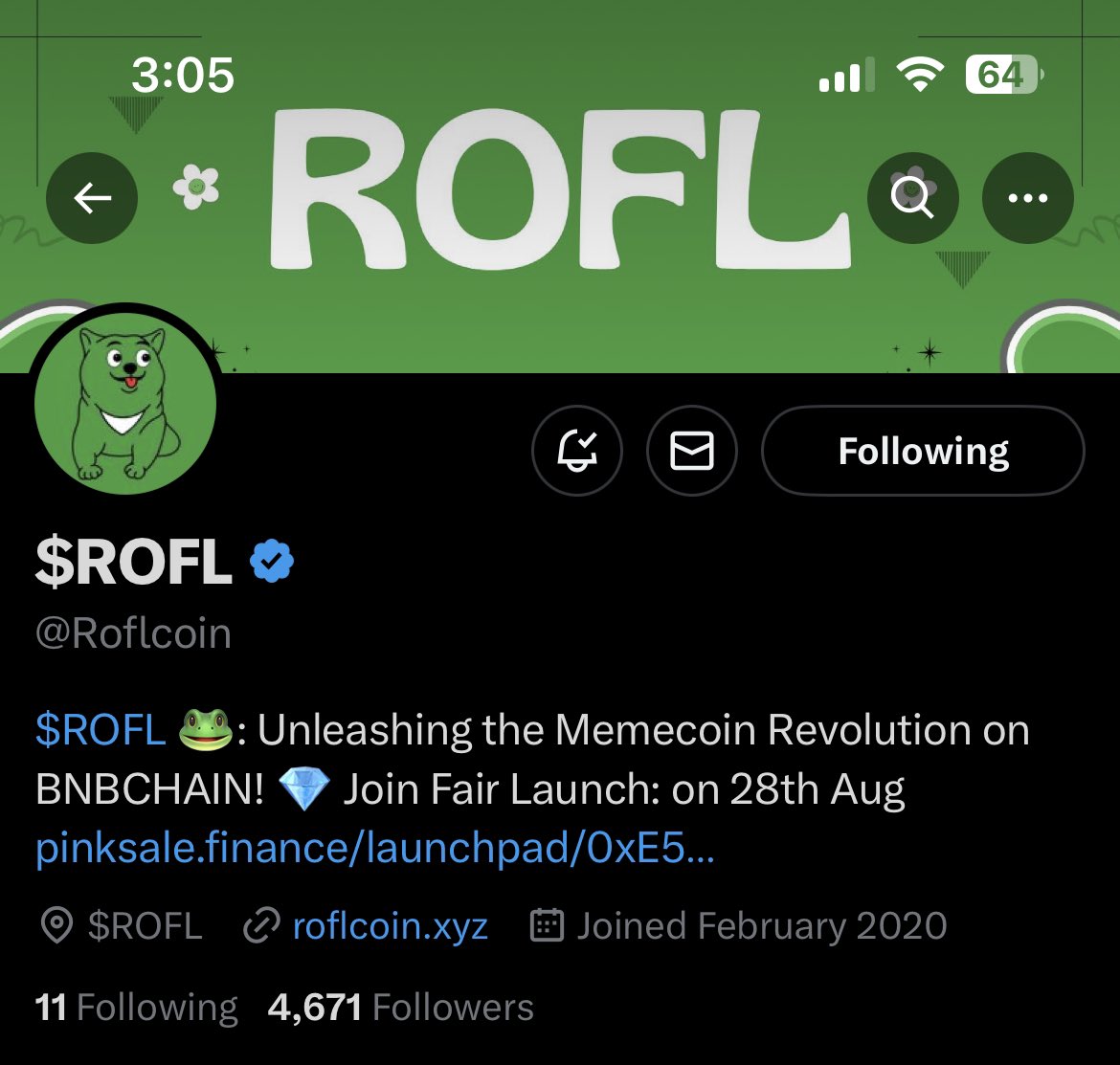 cry_pto_xx's tweet photo. @Roflcoin @Eljaboom Following both you and him with notifications on.🫡

0x7087025B0f1c1858745Ff31D7eF30463F2edbF85 https://t.co/G8WIl3IweD