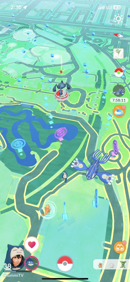 jiostamaria's tweet photo. Going to Disneyland today was worth it @PokemonGoApp https://t.co/JifMX0upED