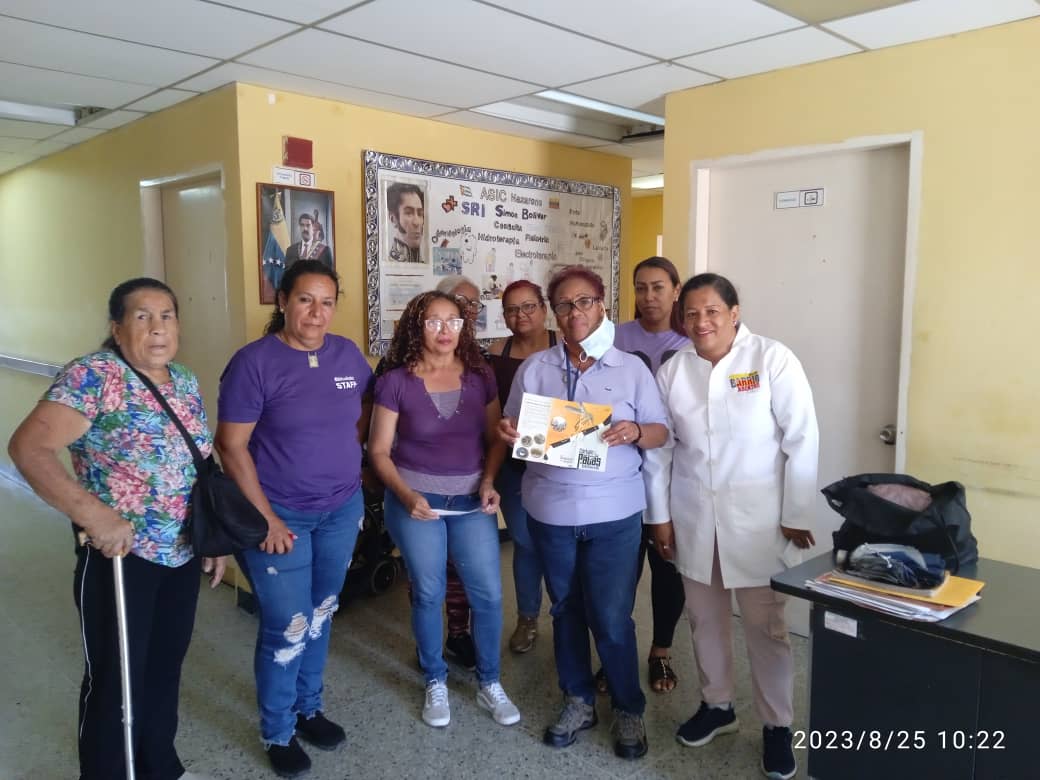 En la SRI SIMÓN BOLIVAR DEL ASIC NAZARENO se dicta taller de Prevención DEL DENGUE ADEMAS ACTIVO EL COMITE FEMINISTA