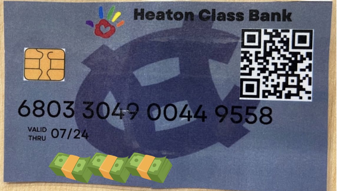 LisaMHeaton's tweet photo. Today was our first shopping experience with our Hero cash we have been earning doing classroom and building jobs! Kids are using their own debit cards to +/- 💵 from their bank account to buy their items! Fun had by all! @DrLindaWatkins @CHCPrinc_Renaud @WayneTwpSuper https://t.co/YuRmfwpdOi