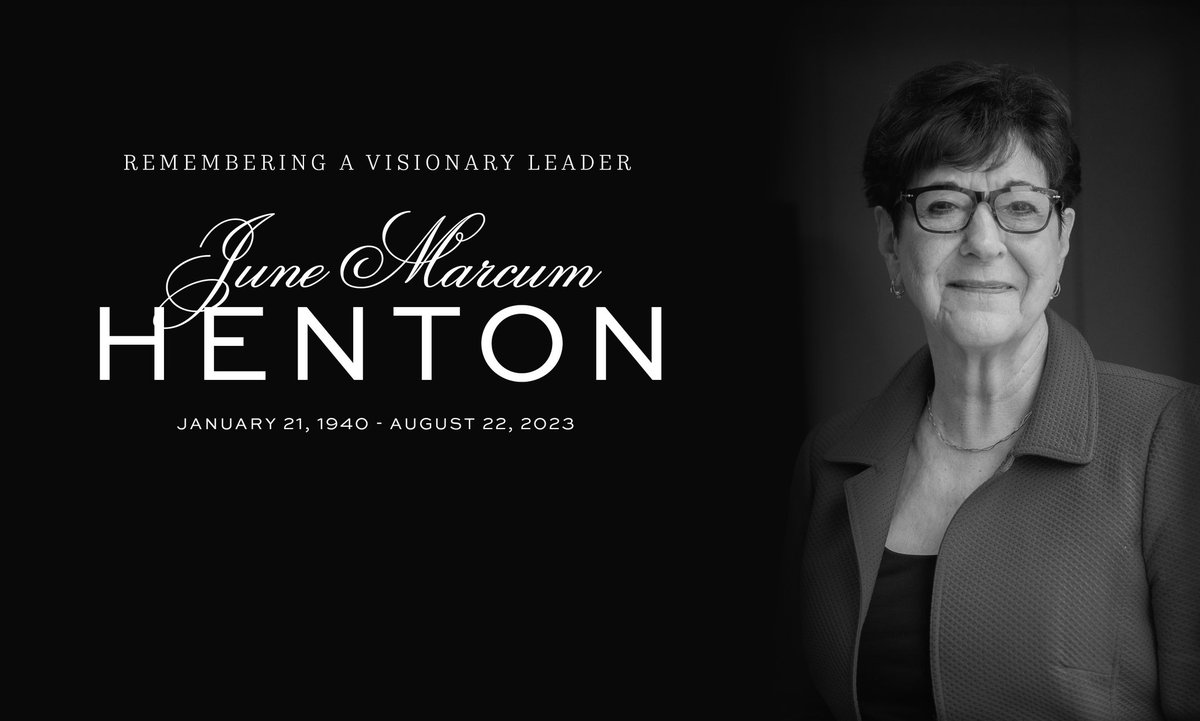 AuburnU's tweet photo. Longtime @CHSatAU Dean June Henton passed away early Tuesday morning.

Henton, a revered colleague, friend and visionary leader touched the lives of students, faculty and staff in her more than three decades of service to #Auburn University. https://t.co/BPZLZotM77