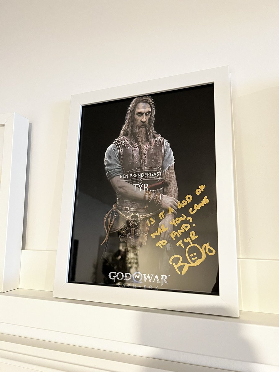 Yojimski's tweet photo. @benjipea Thanks again for the Autograph Ben! I definitely found a God of war!! #GodOfWarRagnarok https://t.co/DGBiTiEgOX
