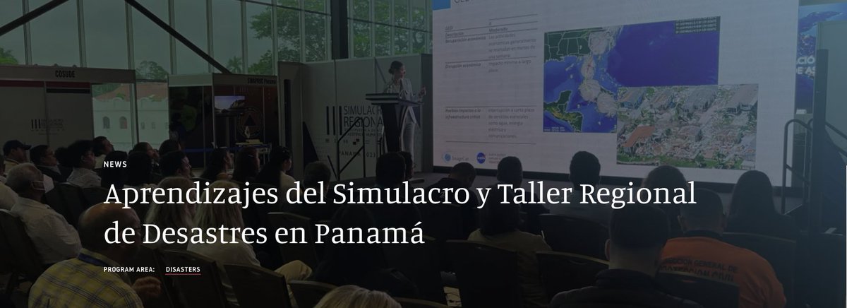 CEPREDENAC_SICA (@cepredenac) on Twitter photo Te invitamos a leer el artículo "Aprendizajes del Simulacro y Taller Regional de Desastres en Panamá" de <a href="/NASA_es/">NASA en español</a>, que comparte como el evento puso a prueba las estrategias y protocolos nacionales y de respuesta a desastres.
➡️ appliedsciences.nasa.gov/our-impact/new… Te invitamos a leer el artículo "Aprendizajes del Simulacro y Taller Regional de Desastres en Panamá" de <a href="/NASA_es/">NASA en español</a>, que comparte como el evento puso a prueba las estrategias y protocolos nacionales y de respuesta a desastres.
➡️ appliedsciences.nasa.gov/our-impact/new…