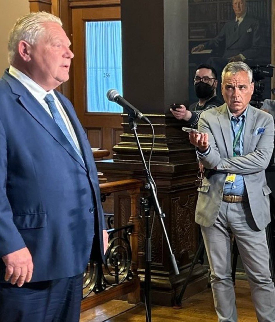 Premier Ford: “I didn’t know that a mid level staffer was trading away environmentally sensitive lands to enrich my close personal friends to the tune of $8.3 billion.”

Reporter <a href="/robertbenzie/">Robert Benzie</a>: