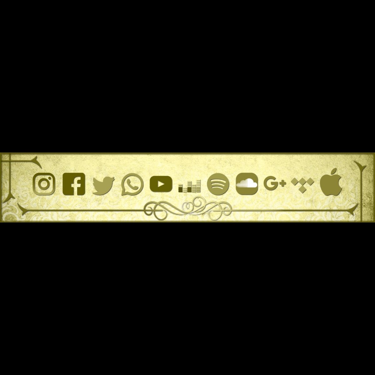 Tirinha para sites! Coloque o link de todas as suas redes sociais ;)