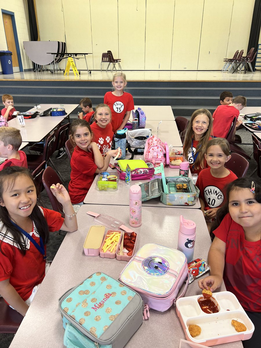 ExploreEagle's tweet photo. We had fun with our Red Out for Riley day today! #RileyWeek https://t.co/FYM8kqduB6