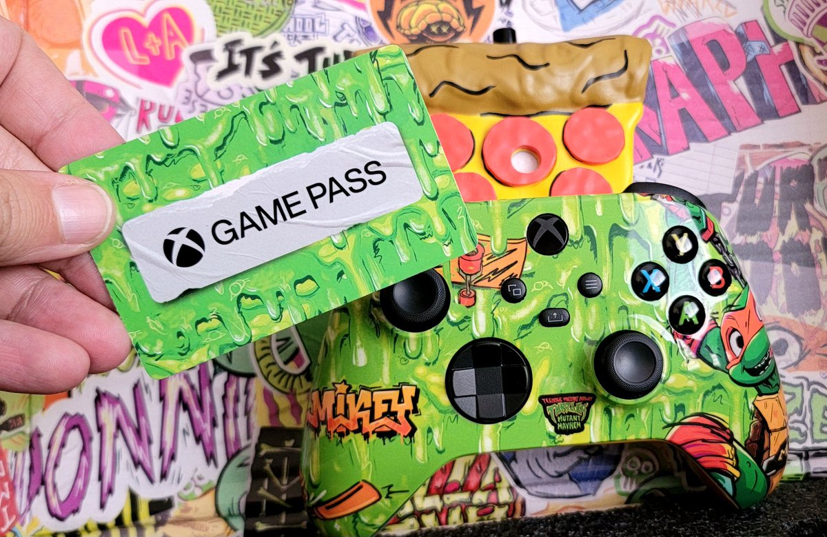 🚨GIVEAWAY🚨

Thanks to @Xbox & @TMNT, I am giving away a Code for 3 Months of 'Xbox Game Pass Ultimate'!

Simply 'Follow' and 'Repost' for a chance to win! The Winner will be announced on 8/30!!🍕
COWABUNGA!!!
#GiftedByXbox