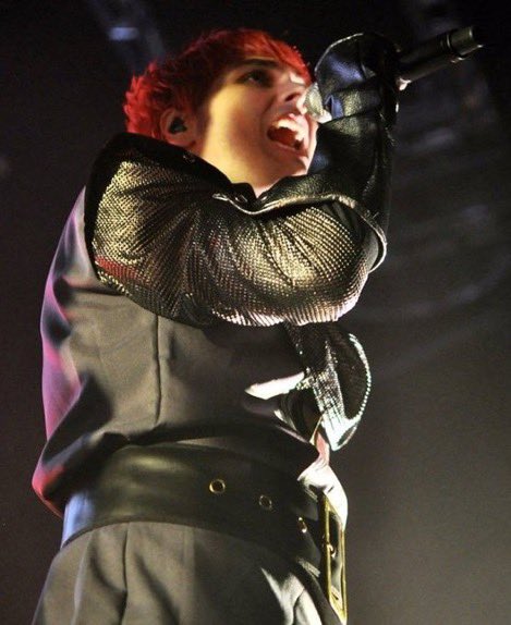 Gerard Way in his knight outfit