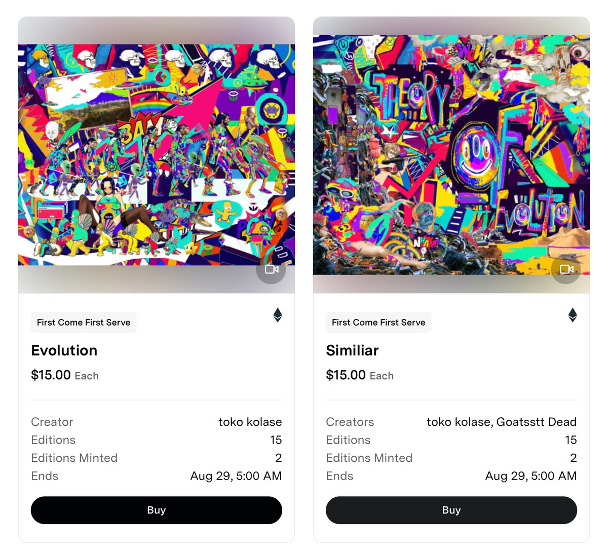 manfeelzs's tweet photo. Gm! Update sales!

“Theory of evolution“ collaboration drops @toko_kolase  &amp; @goatsstt 
Ranked auction &amp; First come first serve

- 2 Ranked auction have a highest bid $10.00 &amp; $11.00

- 2 First come first has minted 2 

Join with us!

Link in here! https://t.co/x6Cj1X3rNn https://t.co/FLNn82FELE