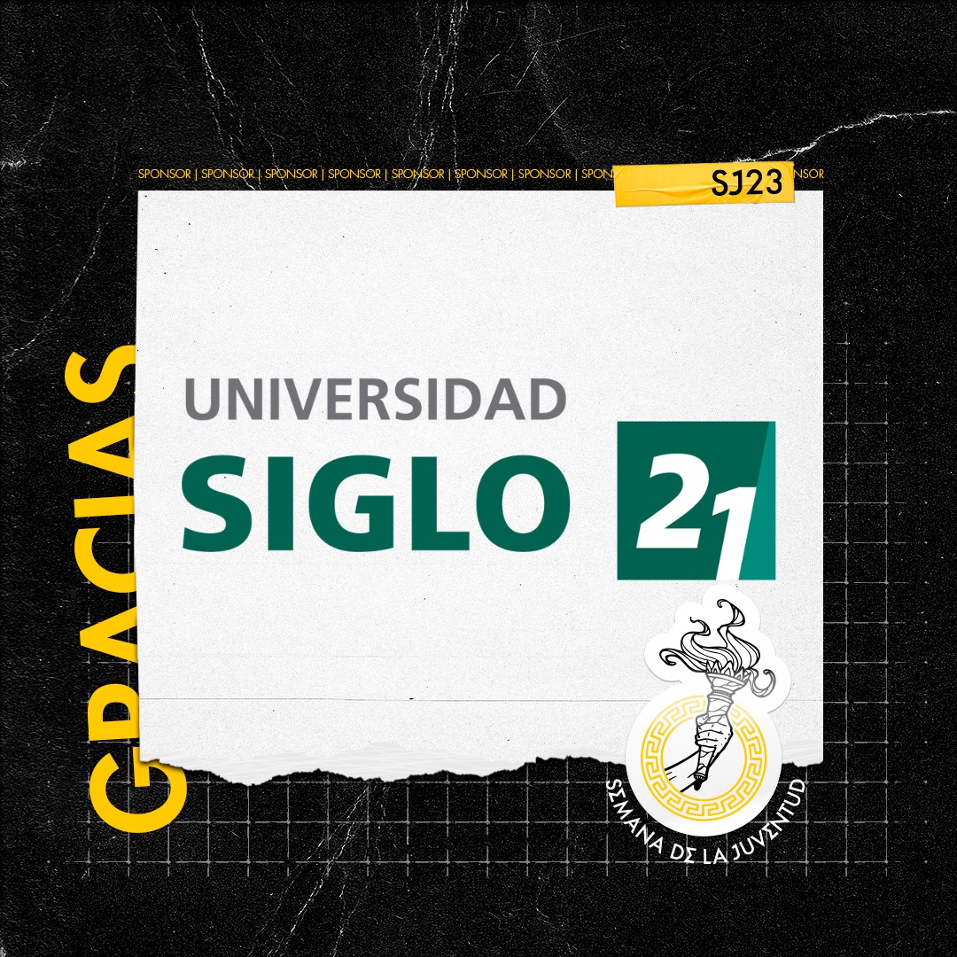 Es un honor y un placer darles la bienvenida a la "UNIVERSIDAD SIGLO 21" en esta nueva edición de la Semana de la Juventud.
¡Estamos emocionados por compartir esta experiencia juntos!

<a href="/LaSiglo21/">Universidad Siglo 21</a>