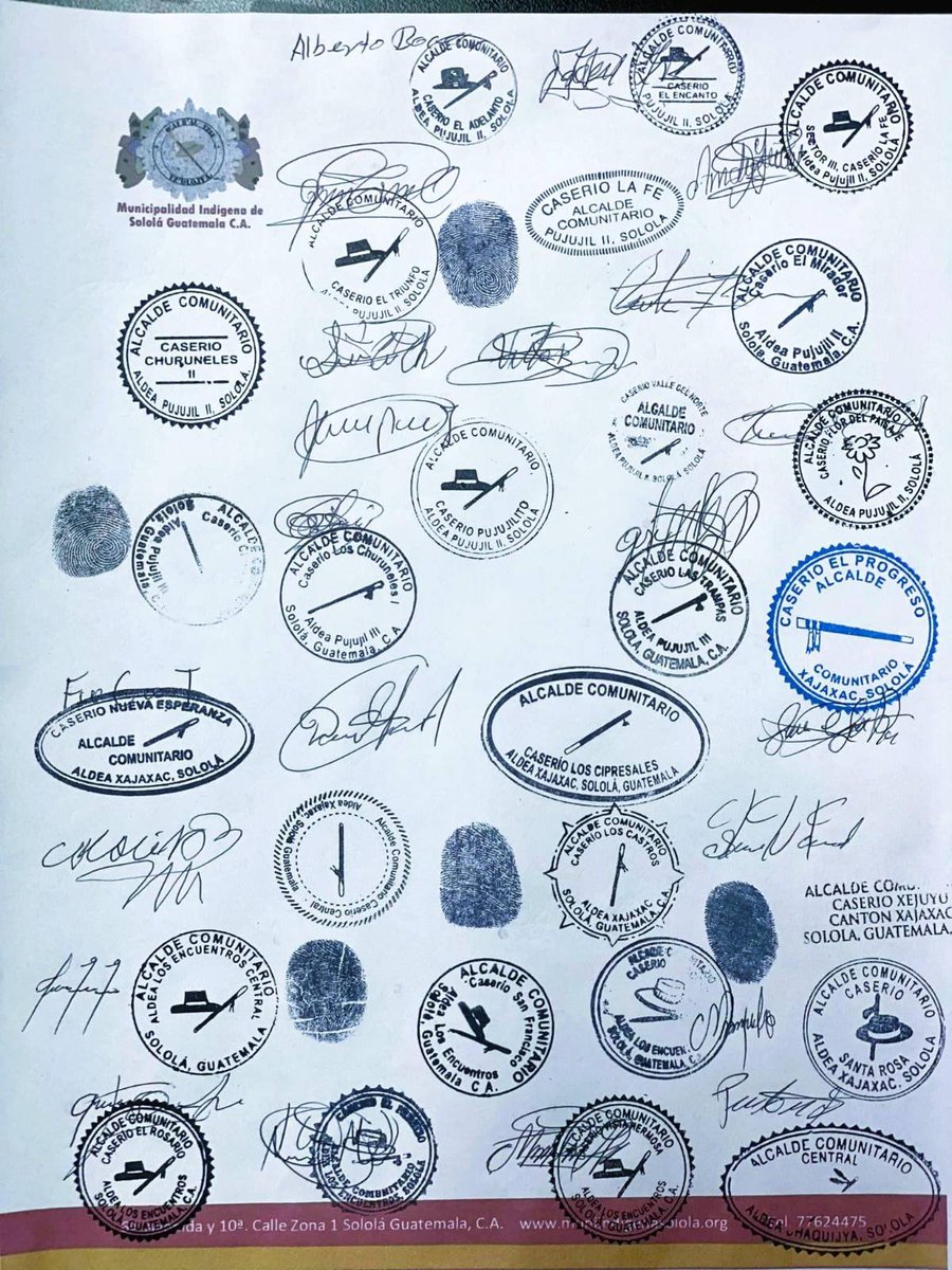 #Urgente 🚨 Municipalidad Indígena de Sololá rechaza las acciones ilegales del Ministerio Público, señala a esta institución y su jefa como responsables de un golpe de Estado electoral.

Llaman al pueblo guatemalteco a manifestarse en las calles y de continuar Consuelo Porras con