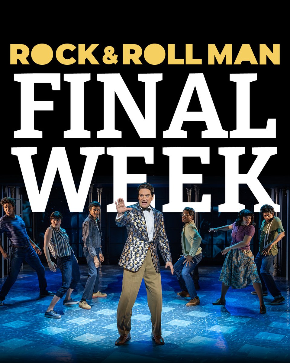 rockrollmanshow's tweet photo. Just one week left to experience this original musical about a musical original. https://t.co/aXksEVSIph