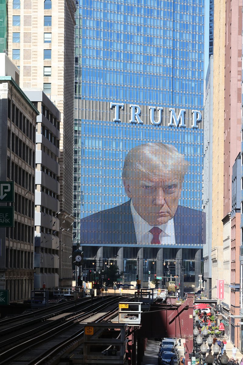 LynnBecker's tweet photo. Current view down Wabash https://t.co/Q4VoPDedLj