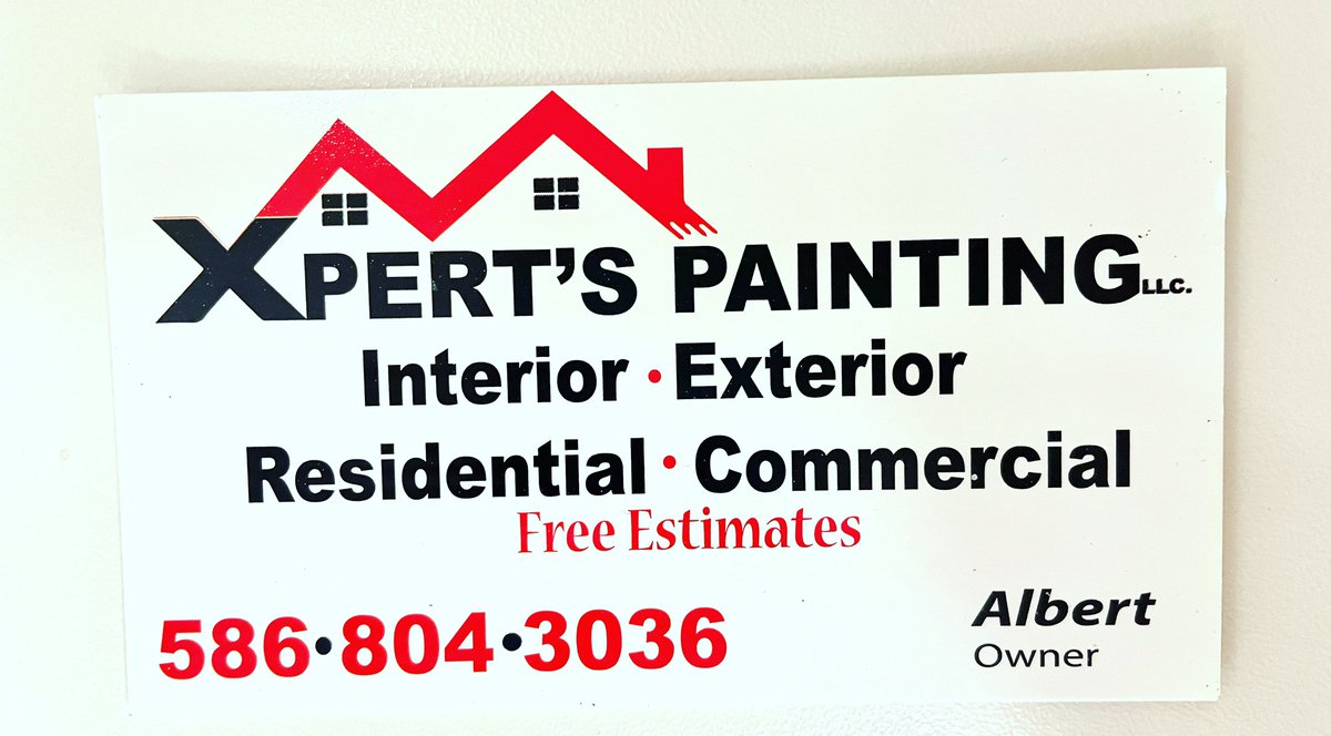 markallanpowers's tweet photo. Hello my amazing LinkedIn friends. If you are looking for an amazing and trustworthy paint company give my friend Albert a call today. 

586-804-3036

#painting https://t.co/86IGVhZn3n