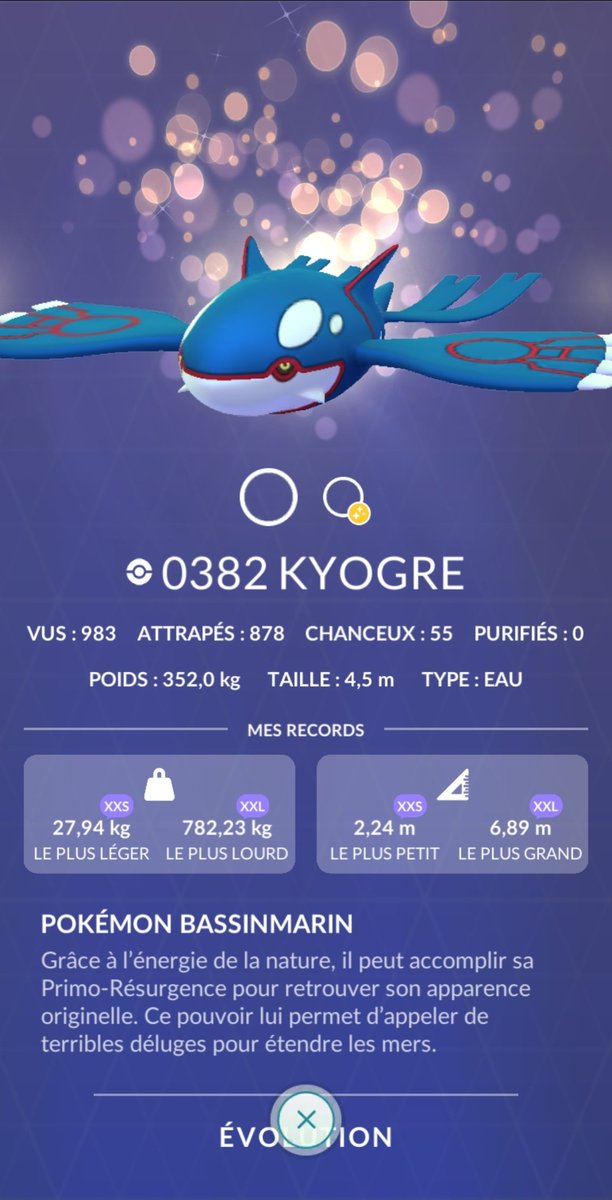Hi Twitter friends !!
Still looking for a hundo
Send all Kyogre plz 🙏
Thank you !