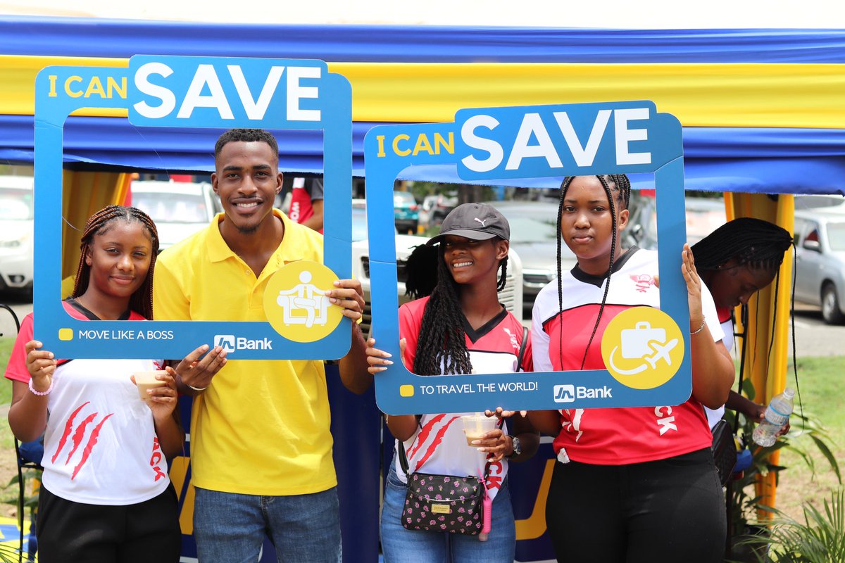 jnbanklimited's tweet photo. The JN Bank team along with our JN Way ambassadors made a splash at the UWI Mona orientation to assist 'freshers' with their financial goals!! #UWIorientation #Findaway #JNBank https://t.co/WbgHlw0o0B