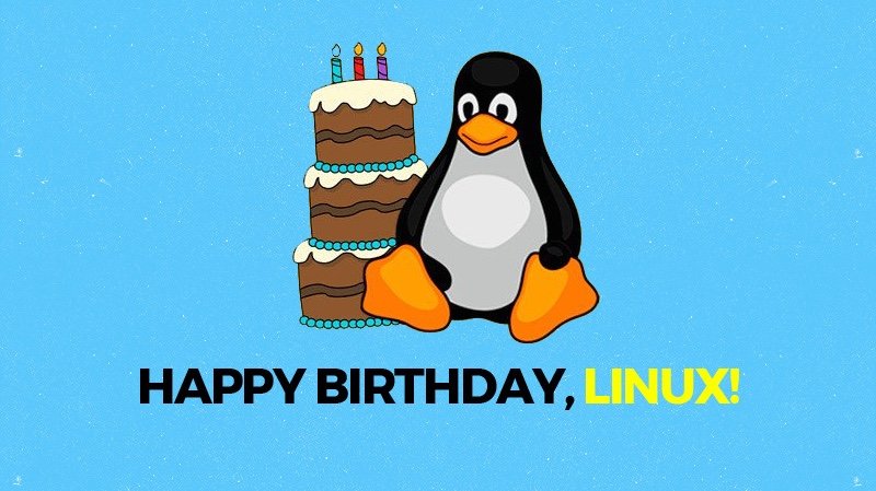 Dahiya_Sahab_'s tweet photo. Happy 32nd Birthday to Linux ๐
#HappyBirthdayLinux
@nixcraft @linuxopsys @9to5linux @LinuxSeb @linuxfoundation @LinuxHandbook @linuxtoday @linux https://t.co/splUPJEpGG