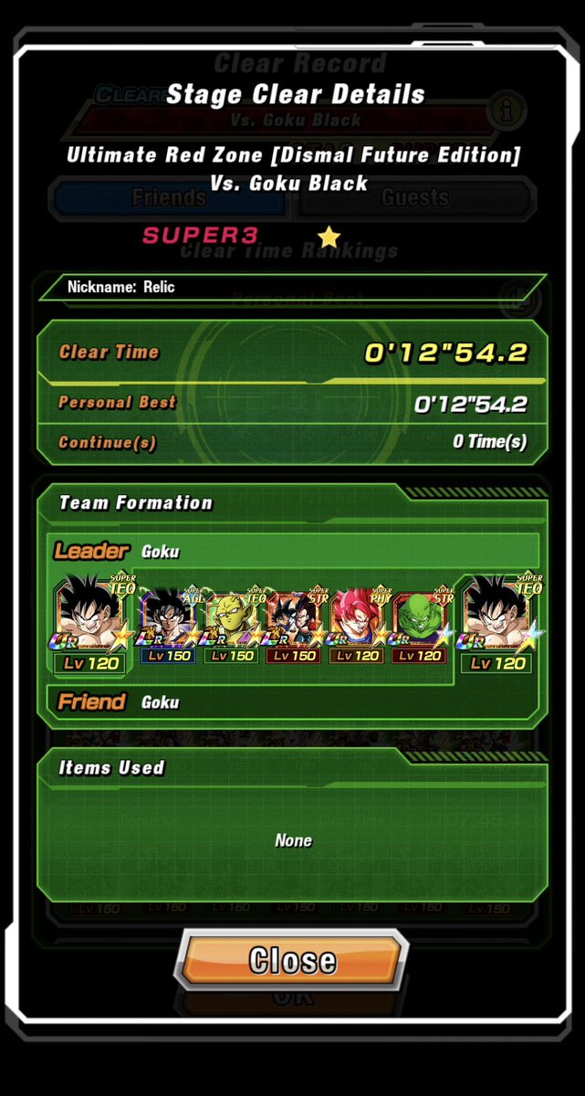 ReliculTV's tweet photo. @ConquestOfEvo No item first try got lucky with wt and carnival goku nullify https://t.co/QdtaKRyPdU
