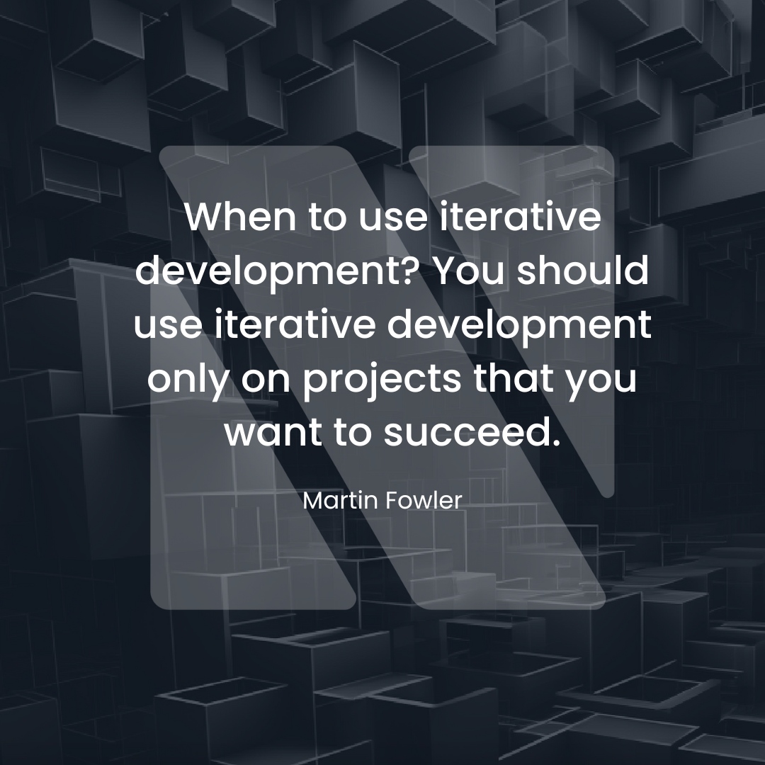 nerd_eon's tweet image. 🔥 Embrace the Power of Iterative Development 🌟

Iterative development isn&apos;t optional. It&apos;s a must for success. Keep refining, keep improving, and keep pushing toward excellence.

#IterativeDevelopment #ContinuousImprovement #Softwaredevelopment #nerdcommunity