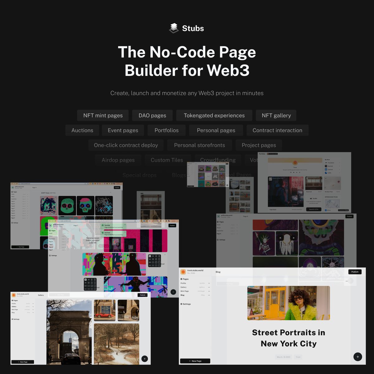 Stubs, The Creative Page-Builder tweet media