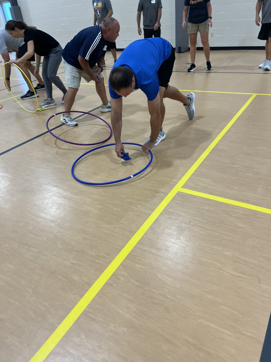 INpeMacy's tweet photo. Had the honor to present @OPENPhysEd for Upgrade to southern Indiana teachers today!  Even had some attendees that I went to high school with!  They were fully engaged!  #teachershelpingteachers #GoBeGreat https://t.co/ofw3LhVH2V