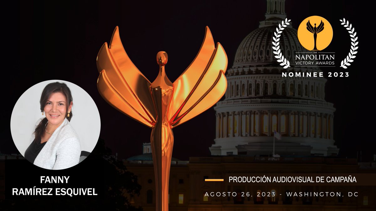 Fanny Ramírez Esquivel (@fanny_ramirez_e) on Twitter photo Agradezco a la Academia de Washington de las Artes y las Ciencias Políticas, que este año me honra con nominaciones en tres categorías:
1. Documental Político del Año
2. Producción audiovisual en Campaña Política
3. Consultor Político del Año
<a href="/TheNapolitans/">The NAPOLITANS</a> Agradezco a la Academia de Washington de las Artes y las Ciencias Políticas, que este año me honra con nominaciones en tres categorías:
1. Documental Político del Año
2. Producción audiovisual en Campaña Política
3. Consultor Político del Año
<a href="/TheNapolitans/">The NAPOLITANS</a>