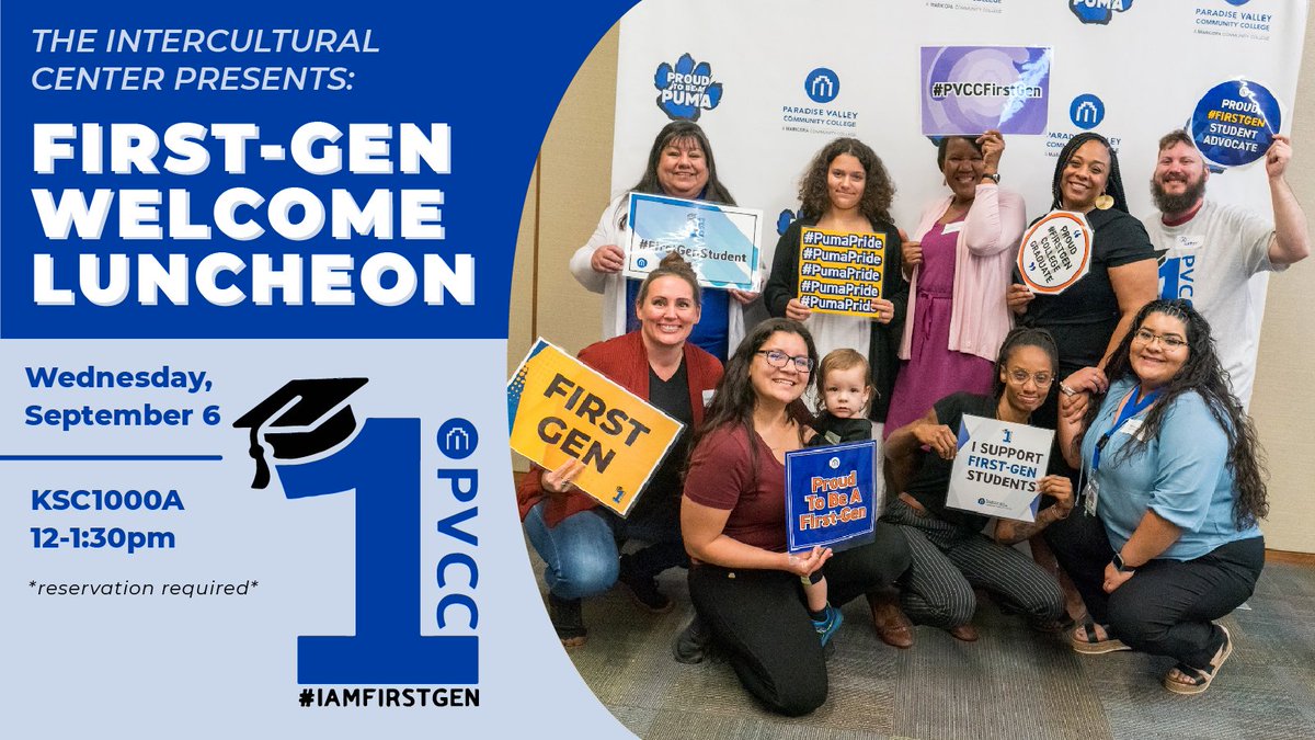 PVCC_Official's tweet image. First-gen #Pumas! Connect with fellow first-gen students over lunch at the Intercultural Center and discover your strong support system at PVCC. Embrace the start of fall semester with us! 
Save your spot today! 🍽️ bit.ly/3YIcQpx 
#FirstGenStudent