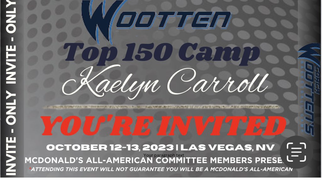 Grateful for the invite! Looking forward to a great camp! @Wootten_Camp @BayStateJags