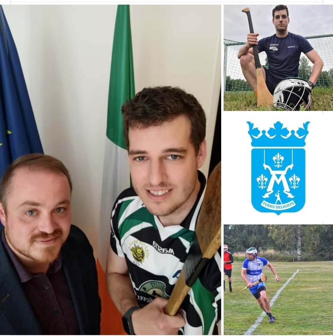 Gaelic sports have landed in Turku! Thanks to our former chairman! If anyone would like to be part of the movement in Turku, please get in touch! Awesome news!
