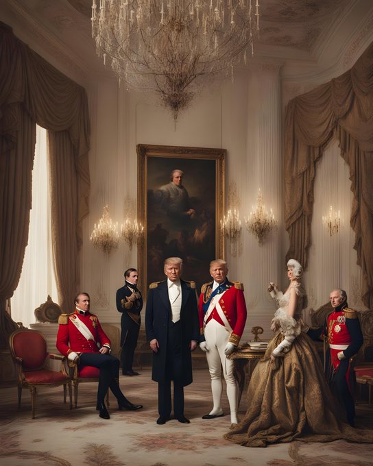 vividly juxtapose the worlds of Donald Trump and Napoleon Bonaparte, blending elements of history, luxury<a href="/tag/beverlyhills90211"class="tags"><span>#beverlyhills90211</span></a>